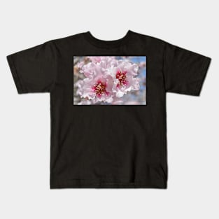 Pink Blossoms Kids T-Shirt